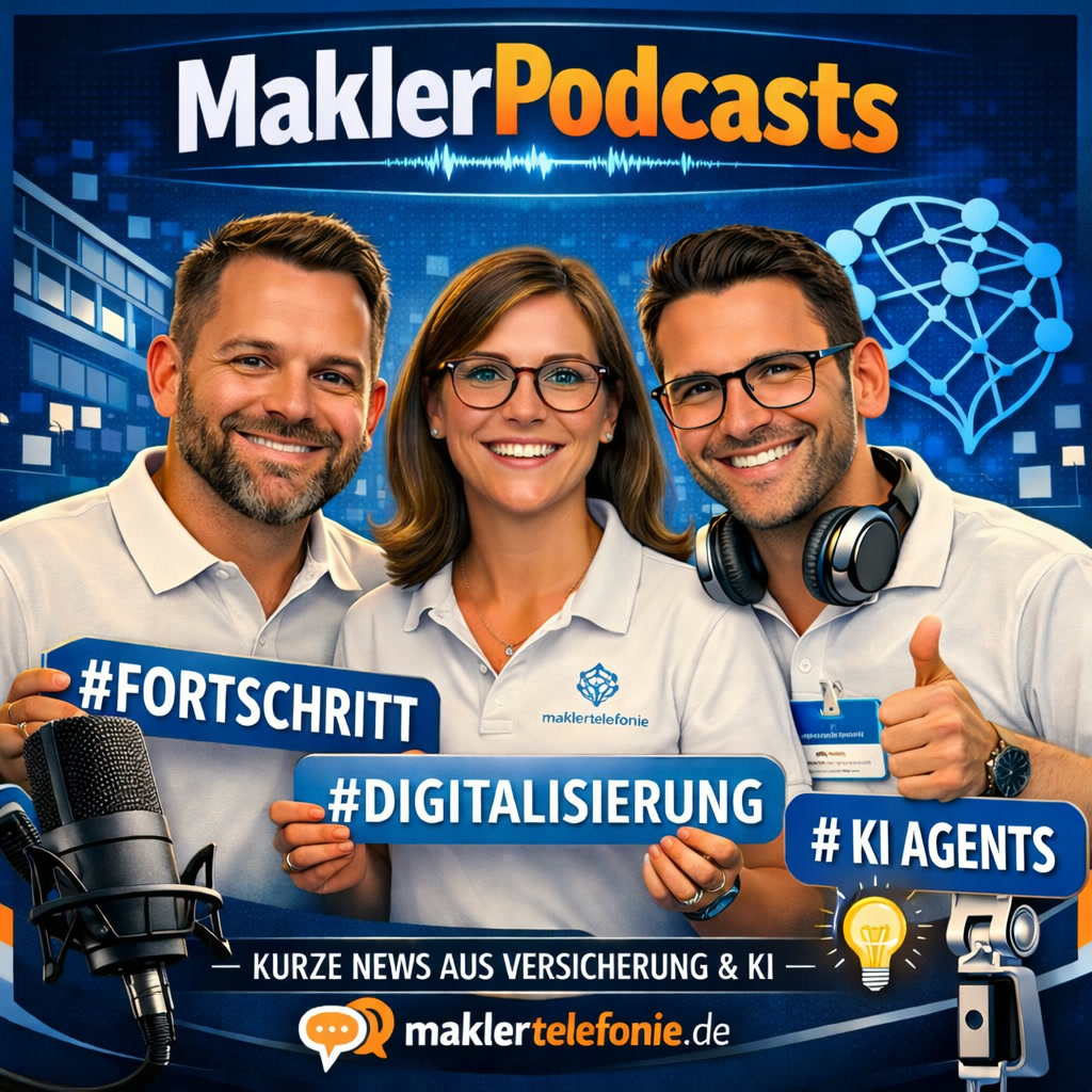 MaklerPodcasts Hosts – Matthias Kuch, Melanie Brühl, Lukas Ehl